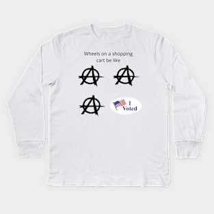 I Voted Kids Long Sleeve T-Shirt